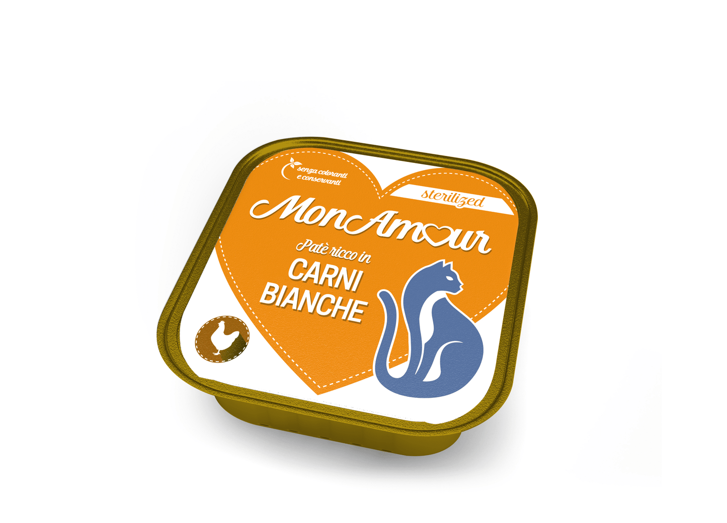 Mon Amour Gold Gatto 100g – Umido Completo senza Conservanti
