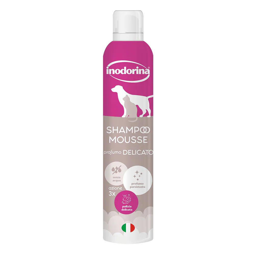 Schiuma shampoo profumata AGRIAPPIA in bottiglia con applicatore, per capelli freschi e profumati.