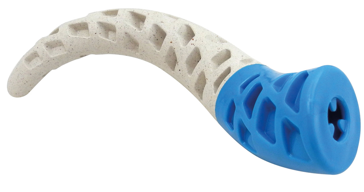 Gioco per cani Woodies Corn Menta di AGRIAPPIA, morbido e colorato, con forma divertente per l'intrattenimento del cane.