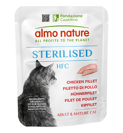 Almo Nature HFC Sterilised Gatto 50g – Umido per Gatti Sterilizzati