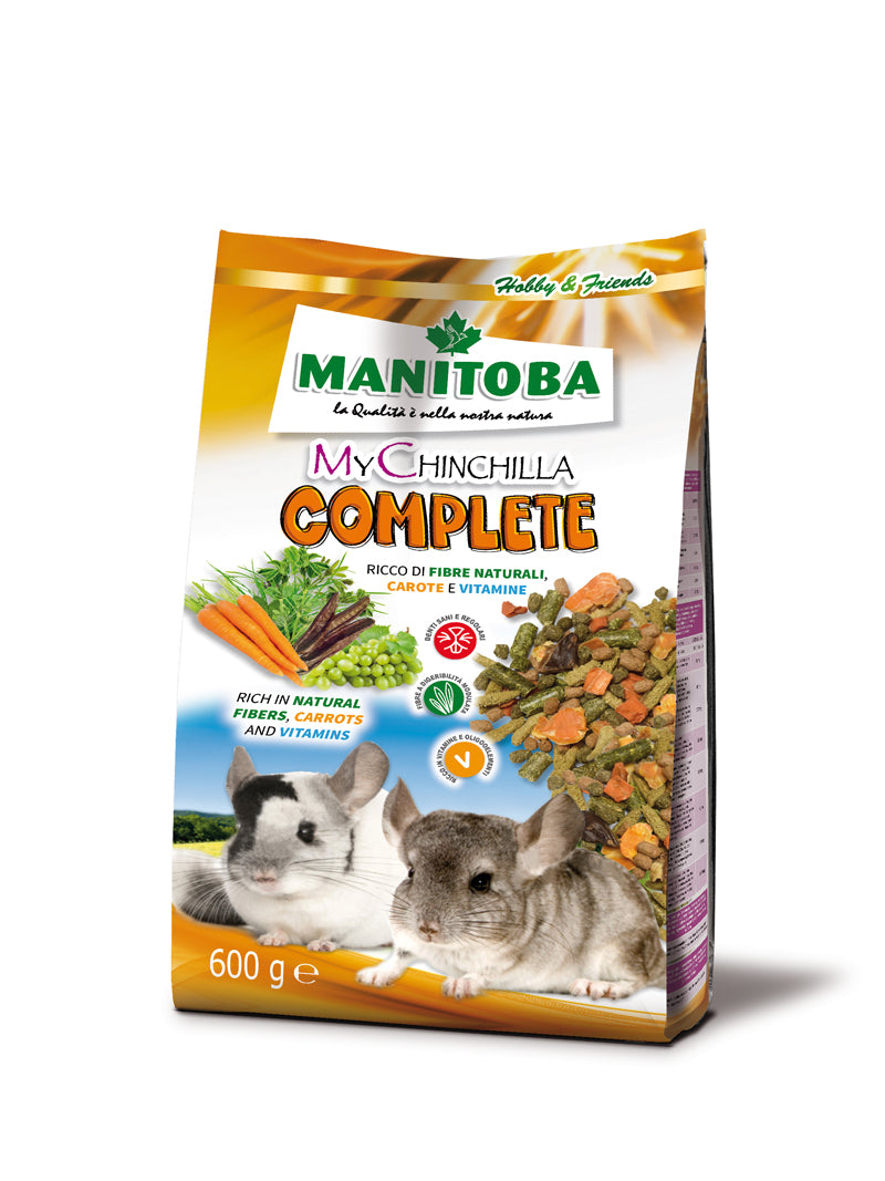 My Chinchilla Complete – Alimento Completo per Cincillà con Fibre e Vitamine 600g