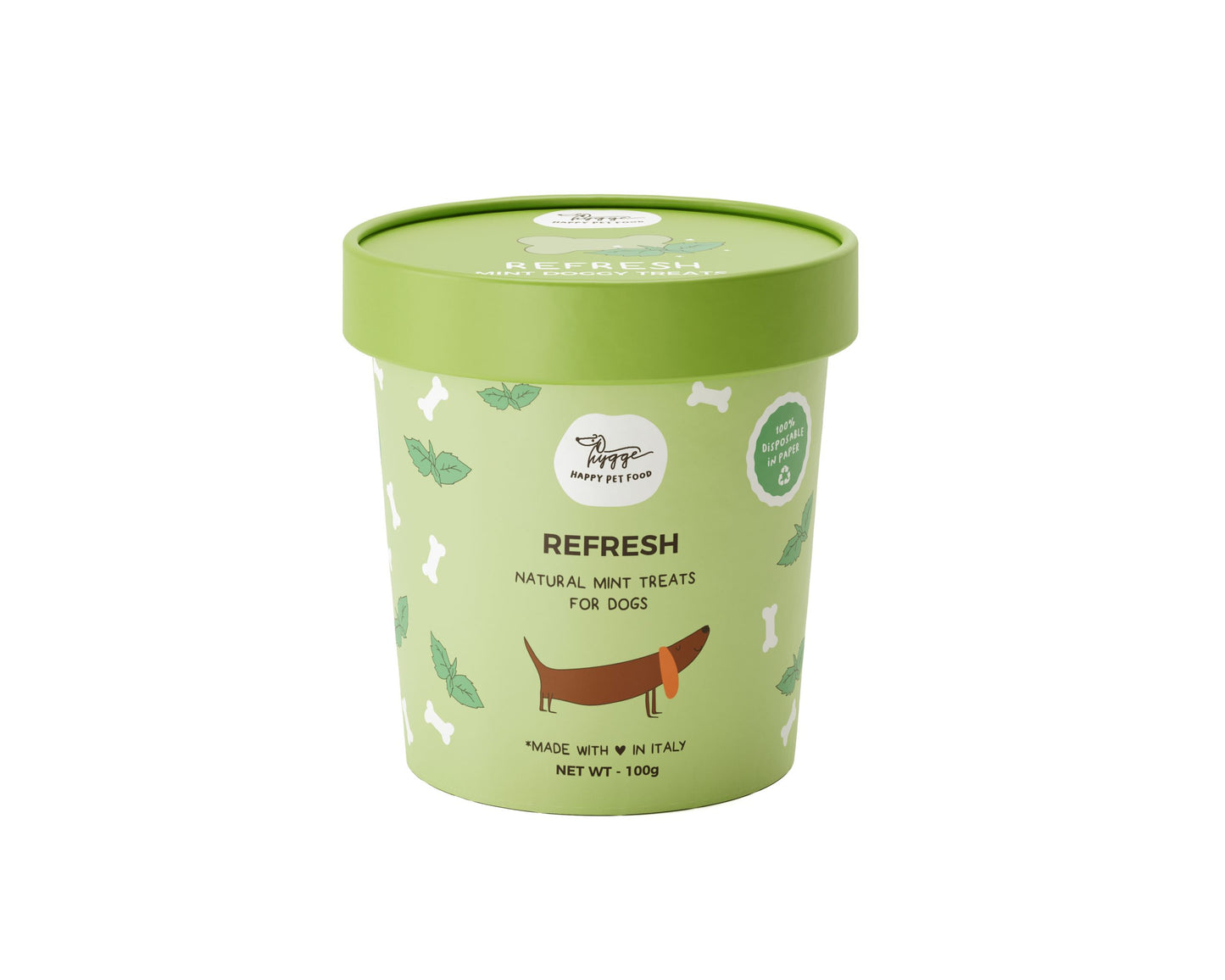 Happy Pet Biscotti Refresh – Snack alla Menta per Cani con Alito Fresco