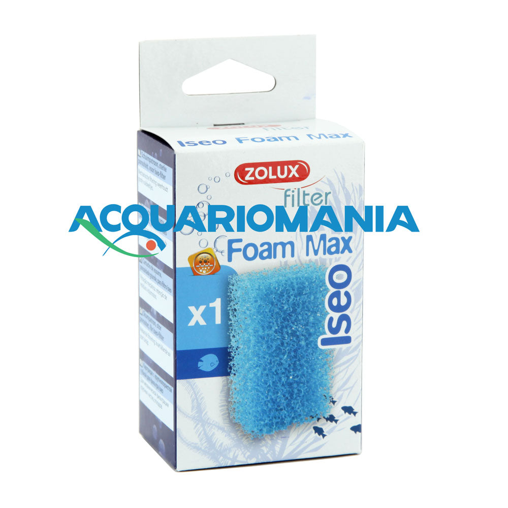 ZOLUX Foam Max – Spugna di Ricambio a Grana Grossa per Filtro Iseo/Idro 40-50-60