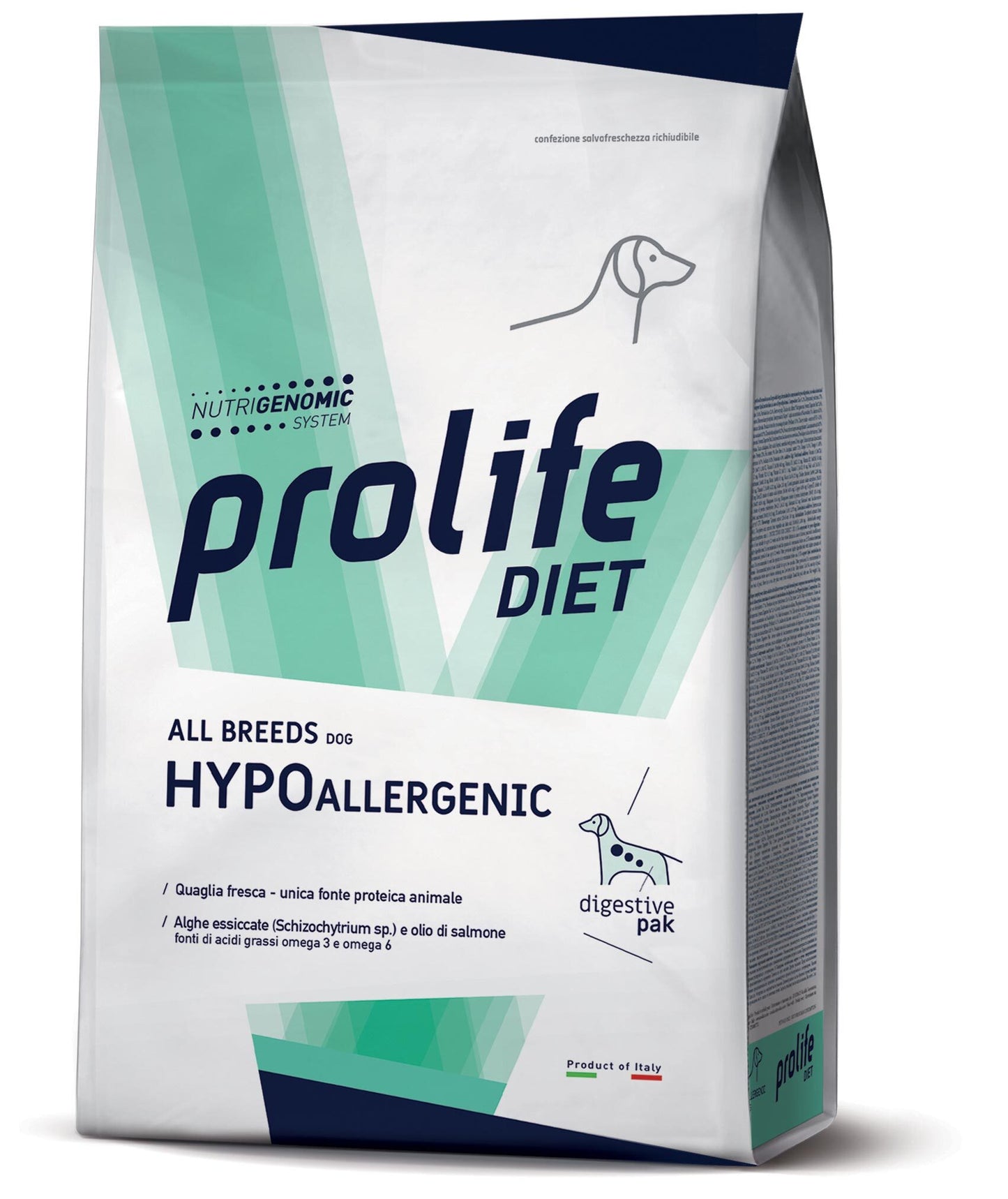 Crocchette per cani hypoallergenic all breed AGRIAPPIA, alimento secco intestinale per cani di tutte le razze.