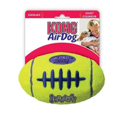 KONG Airdog Squeaker Football – Pallina da Football per Cani con Squeaker