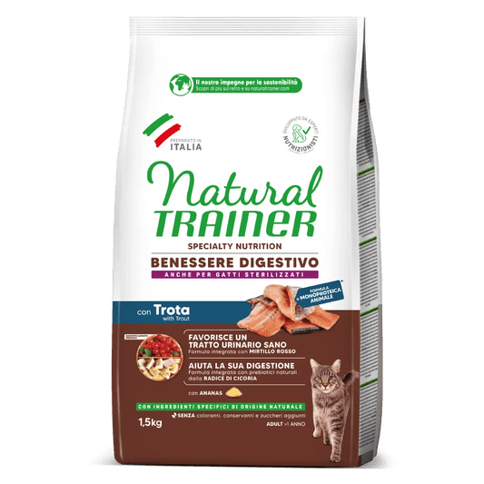 BENESSERE DIGESTIVO FORMULA MONOPROTEICA ANIMALE CON TROTA