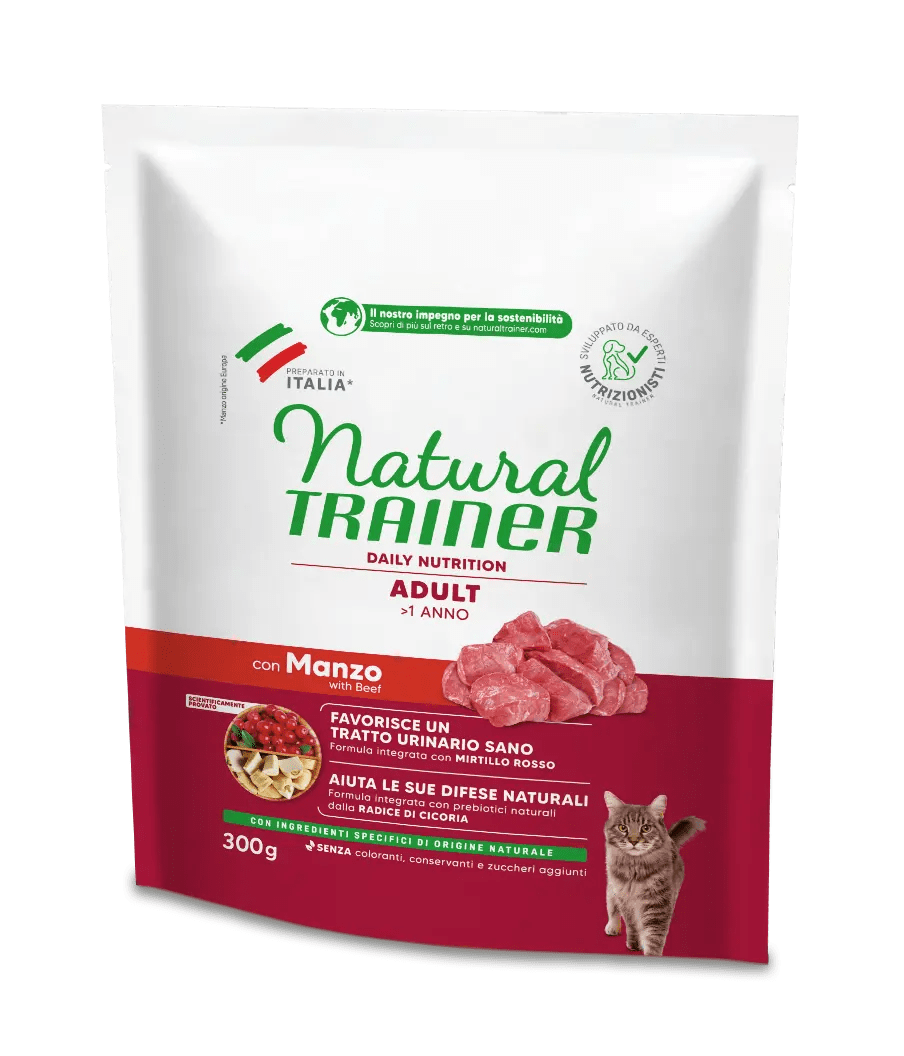 Alimento umido AGRIAPPIA DAILY NUTRITION per adulti con manzo, ciotola con porzione di cibo umido per cani.