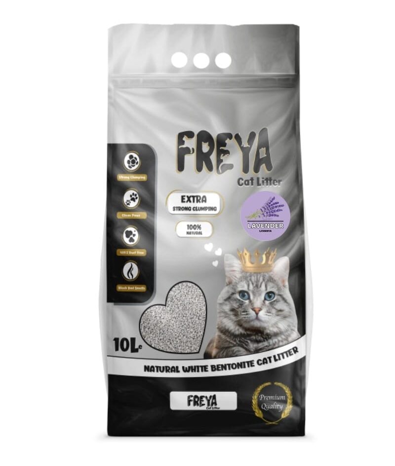 Lettiera biodegradabile per gatti Freya di AGRIAPPIA, con granuli assorbenti e naturale, ideale per ambienti domestici puliti.