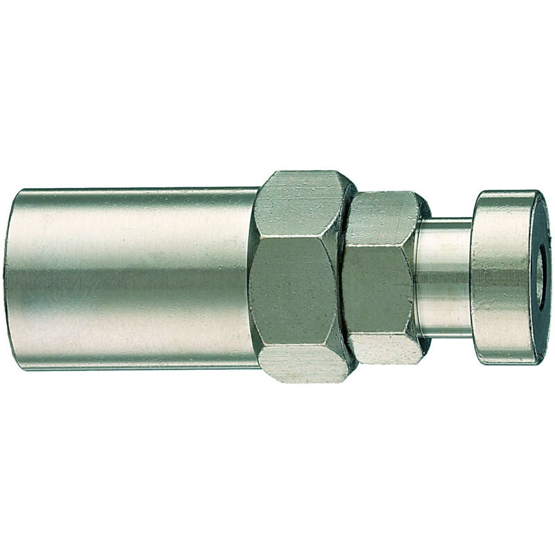 Attacchi a baionetta metallici per compressore, misura 8 x 17 mm, confezione da 2 pezzi