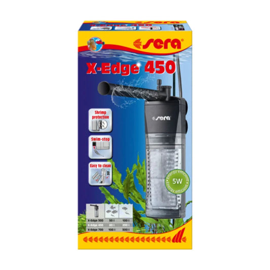 Sera X-Edge Filtro Angolare per Acquario – Silenzioso, a Risparmio Energetico fino a 300L