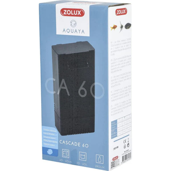 ZOLUX Aquaya Cascade – Filtro Interno per Acquari Piccoli, 2 Formati (30 e 60)