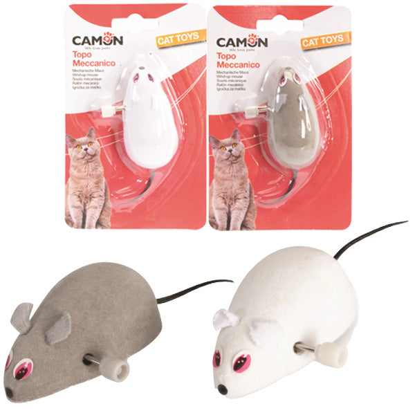 Giochi per gatti Topolino salterino con carica di 7 cm di AGRIAPPIA, gioco interattivo con figura di Topolino.