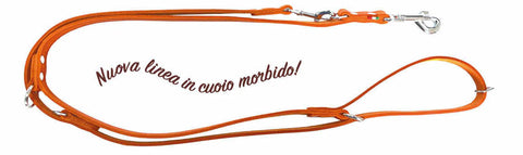 Guinzaglio addestramento in cuoio morbido