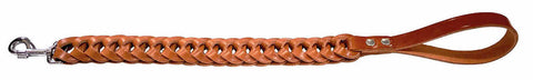 Guinzaglio Maniglione Cuoio Treccia