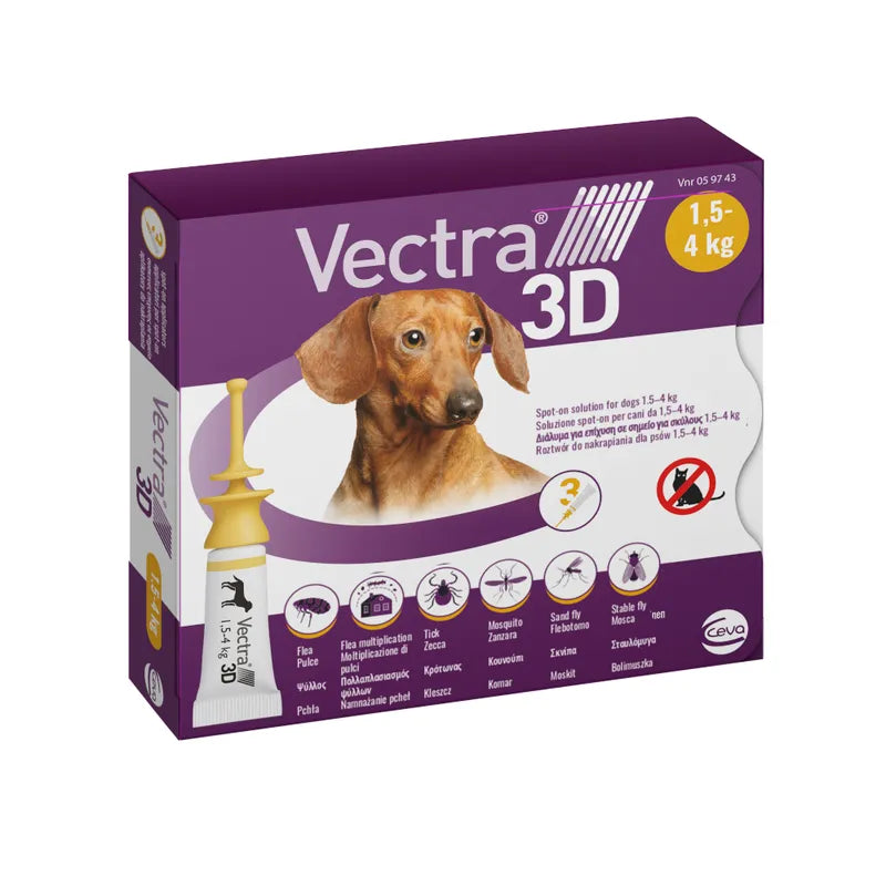 Vectra 3D per cani (1,5-4 kg) - XS