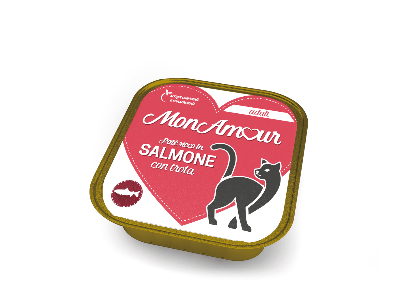 Mon Amour Gold Gatto 100g – Umido Completo senza Conservanti