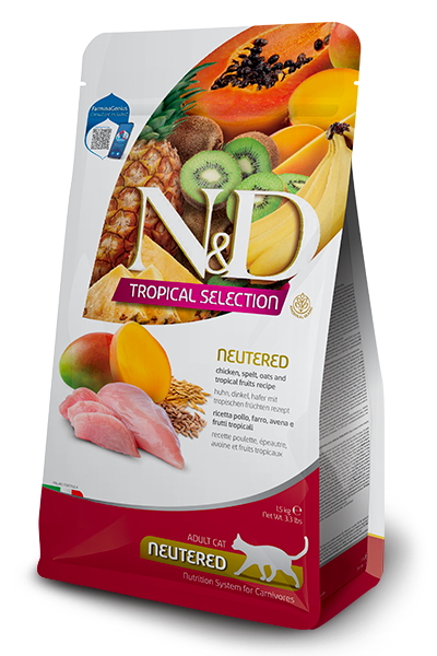 N&D tropical selection neutered