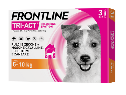 Canna Frontline Tri-Act® AGRIAPPIA, immagine obliqua della confezione da 5-10kg, con etichetta e dettagli del prodotto