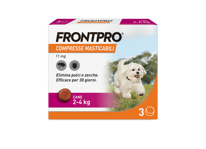 Cane Frontpro® AGRIAPPIA, prodotto per l'agricoltura, mostrato in immagine con etichetta e confezione da 2-4 kg.