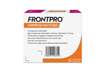 Cane Frontpro® AGRIAPPIA di 4 kg, vista frontale, con confezione e etichetta visibile, prodotto per uso agricolo e professionale