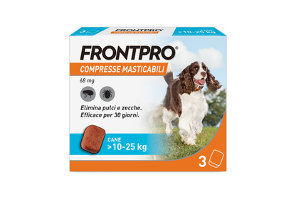 Cane Frontpro® AGRIAPPIA in 10-25kg, visibile con impugnatura e superficie robusta, ideale per supporto e stabilità.