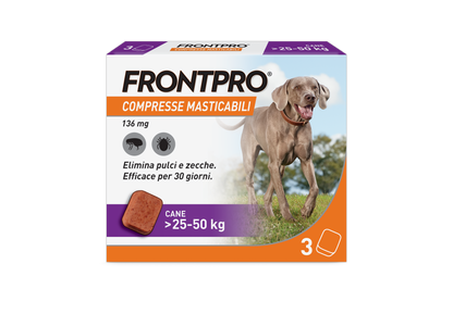 Canna Frontpro® AGRIAPPIA per uso agricolo, visibile con etichetta e dettagli sulla confezione da 25-50 kg.