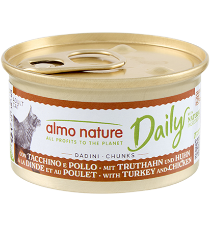Almo Nature Daily Gatto 85g – Umido Completo per Gatti Adulti