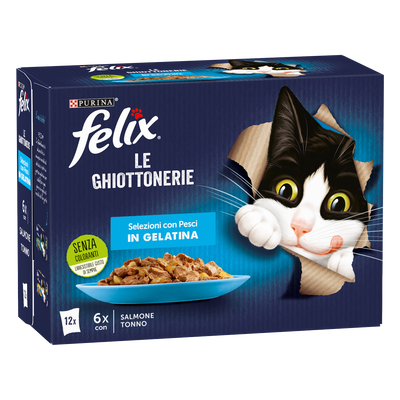 FELIX® Le Ghiottonerie Selezioni con pesci (12x85 g)