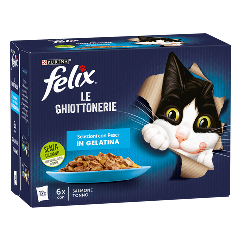 FELIX® Le Ghiottonerie Selezioni con pesci (12x85 g)