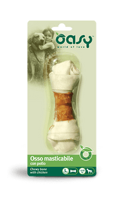 Oasy SNACK • Osso masticabile con Pollo - Anatra - Manzo
