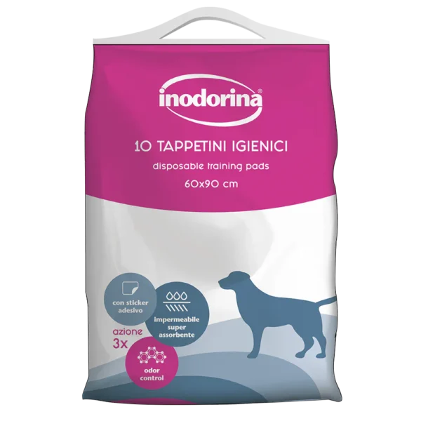 Tappetini igienici AGRIAPPIA 60x90 cm, confezione da 10 pezzi, morbidi e assorbenti per animali domestici.