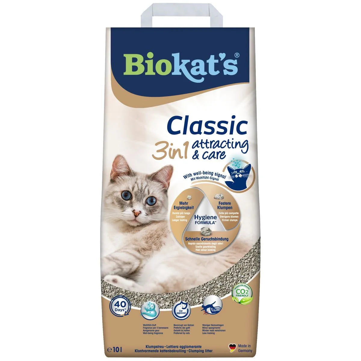 Letto per gatti Biokat’s Natural Classic 3in1 Attracting & Care di AGRIAPPIA, con design semplice e materiali naturali.