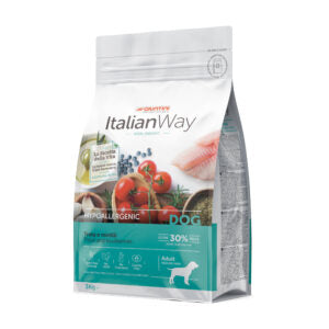 Crocchette per cani adulti di taglia media AGRIAPPIA ItalianWay Trota e mirtilli, ipos allergenico, 3 kg