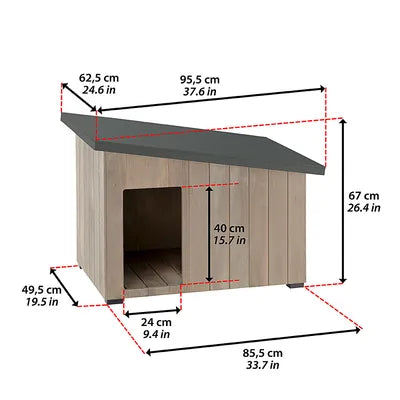 Cuccia ARGO 80 AGRIAPPIA per cani, struttura robusta e confortevole, visibile con dettagli in questa immagine.