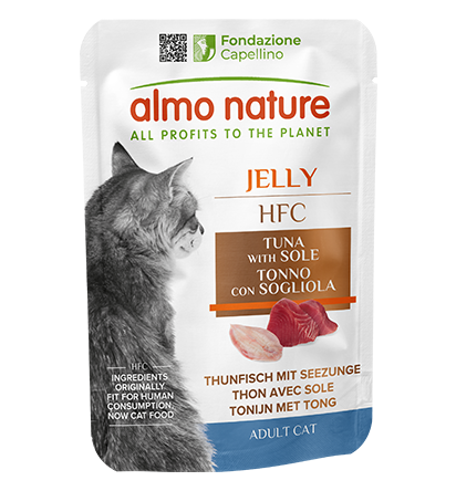 Almo Nature HFC Jelly Gatto 55g – Umido in Gelatina per Gatti