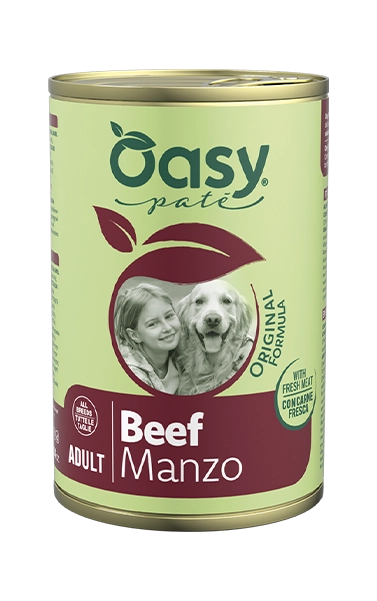 Oasy Original Paté per Cani 400g – 9 Gusti | Puppy, Adult, Light, Performance, Senior