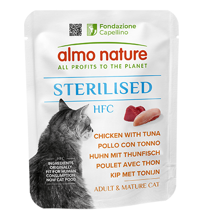 Almo Nature HFC Sterilised Gatto 50g – Umido per Gatti Sterilizzati