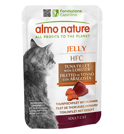 Almo Nature HFC Jelly Gatto 55g – Umido in Gelatina per Gatti