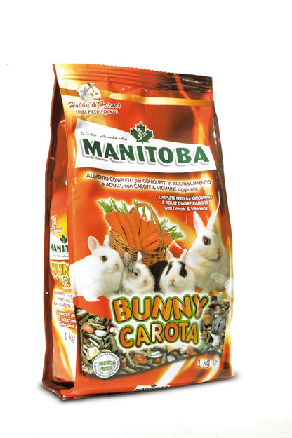 Bunny Carota – Miscuglio con Carote Essiccate per Conigli 1 kg