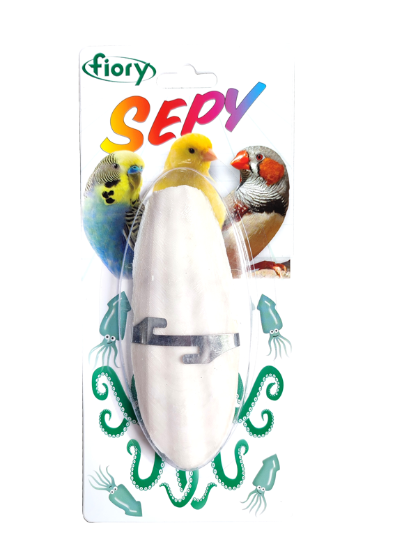 Fiory Sepy e Big Sepy – Osso di Seppia per Uccelli con Calcio 32,9%