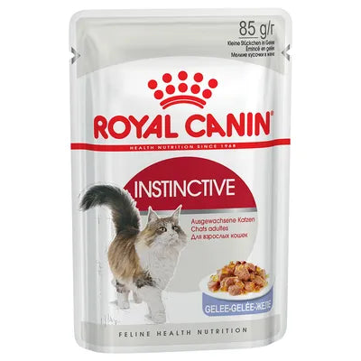 Crocchette per gatti Instinctive in gelatina AGRIAPPIA, porzione in confezione con alimento umido per animali domestici