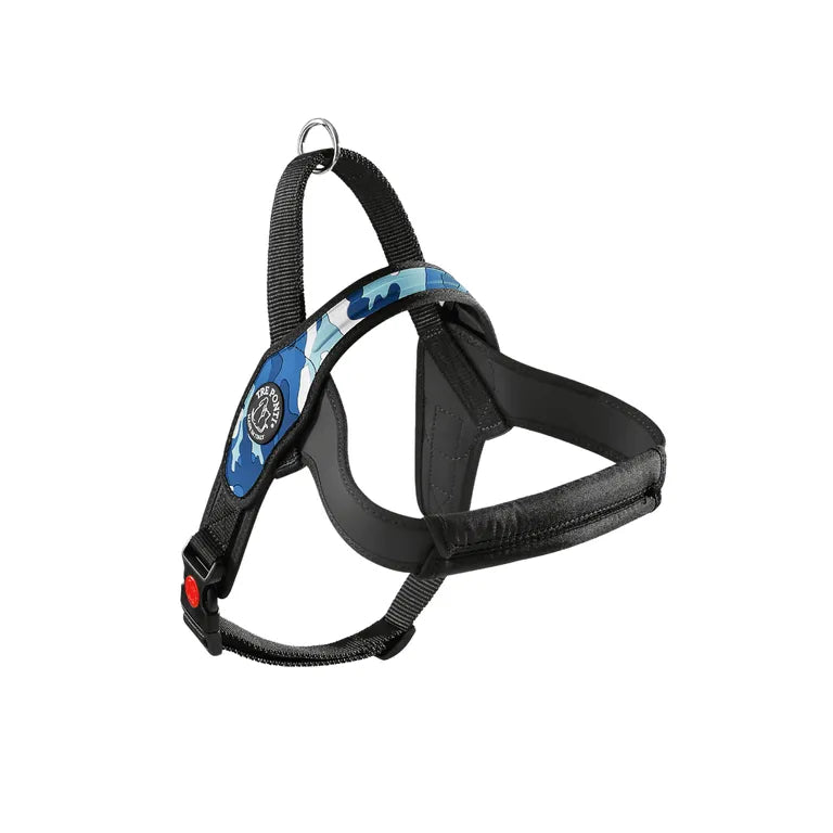 Pettorina AGRIAPPIA Tre ponti in resistente nylon per cani, con fibbie regolabili e comode per il controllo e il comfort.