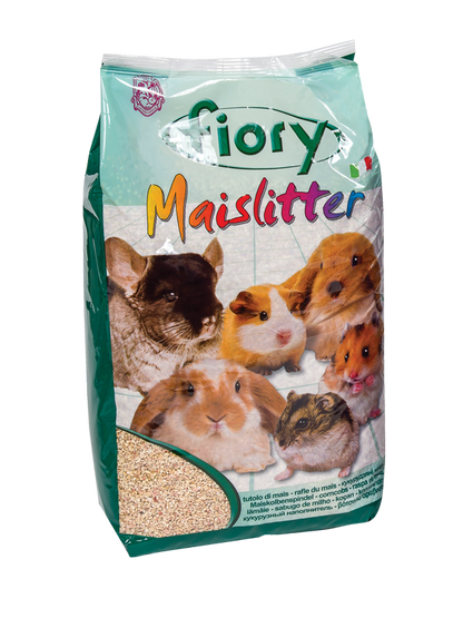 Fiory Maislitter – Lettiera in Tutolo di Mais per Roditori in 4 Profumazioni