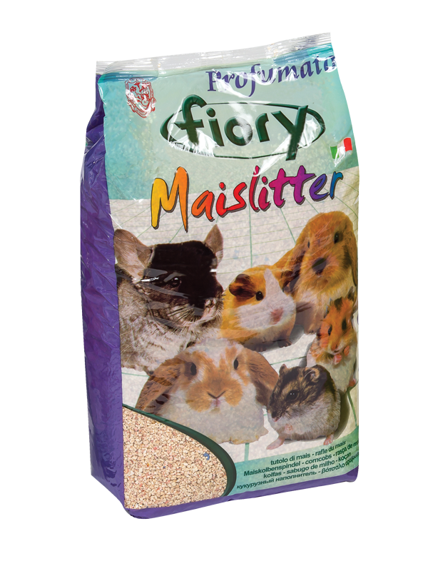 Fiory Maislitter – Lettiera in Tutolo di Mais per Roditori in 4 Profumazioni