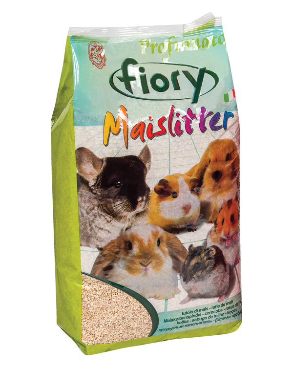 Fiory Maislitter – Lettiera in Tutolo di Mais per Roditori in 4 Profumazioni