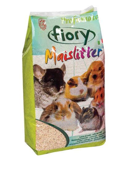 Fiory Maislitter – Lettiera in Tutolo di Mais per Roditori in 4 Profumazioni
