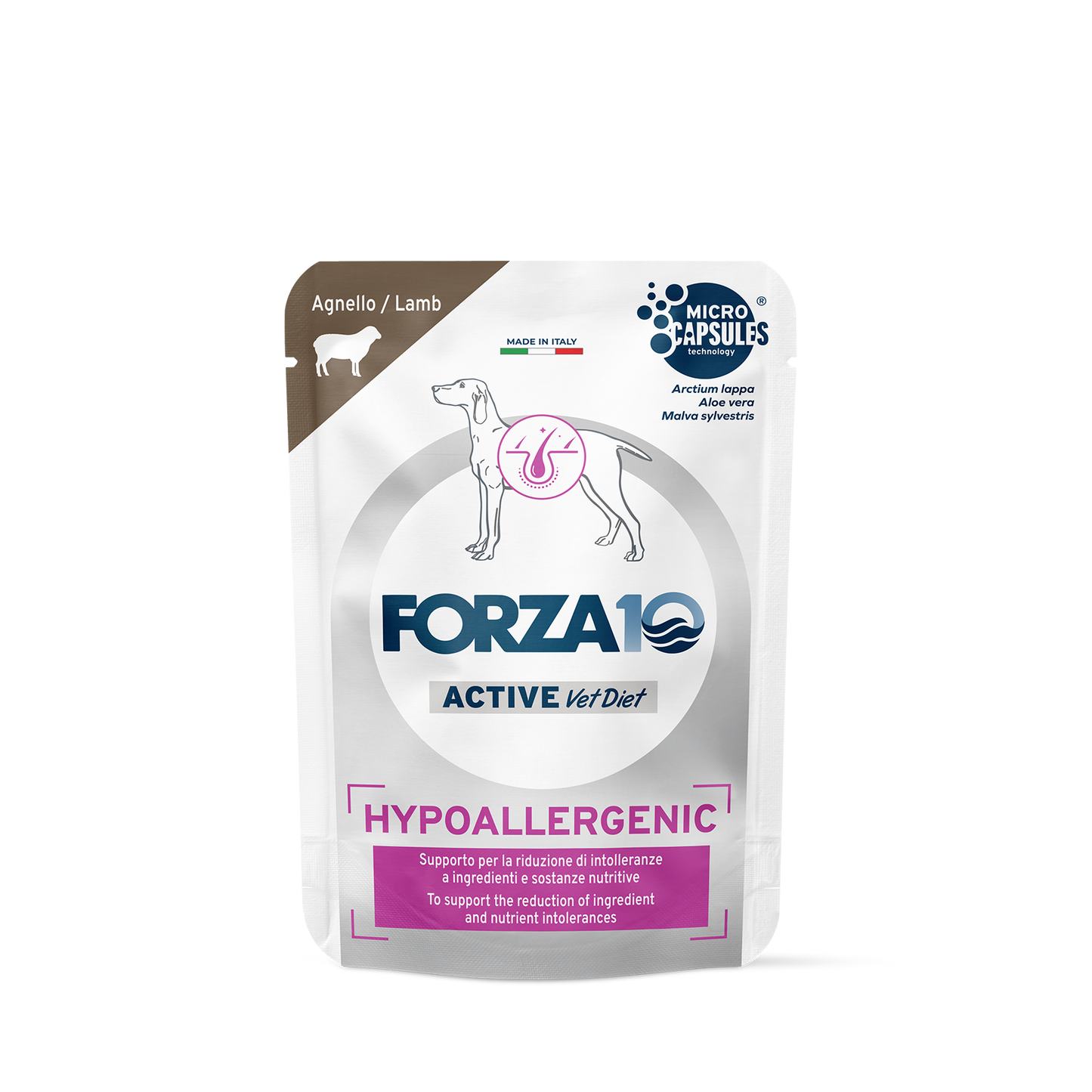 Forza10 Cane Hypoallergenic – Alimento Dietetico Umido Agnello per Cani con Intolleranze