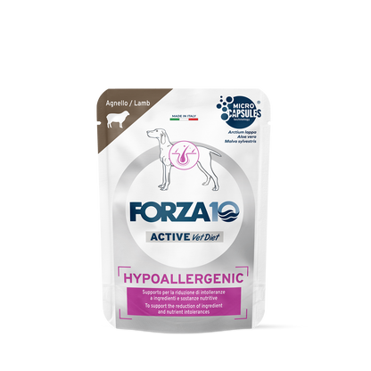 Forza10 Cane Hypoallergenic – Alimento Dietetico Umido Agnello per Cani con Intolleranze