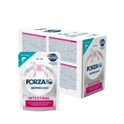 Forza10 Cane Intestinal – Alimento Dietetico Umido al Pesce per Cani.