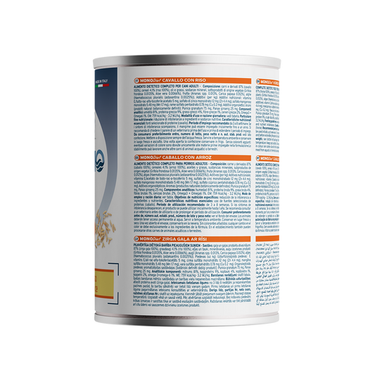 Forza10 Adult Sensitive – Alimento Dietetico Umido Cavallo con Riso per Cani 400g